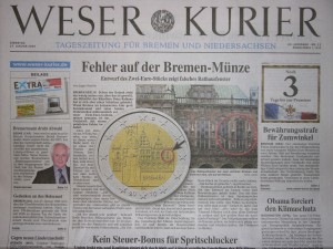 Der neue Mut zur Provinzialität beim Bremer Weser-Kurier.